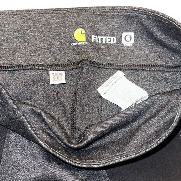 Women’s reinforced Carhartt FORCE FITTED lightweight UTILITY LEGGING sz MED 8 - Picture 5 of 12